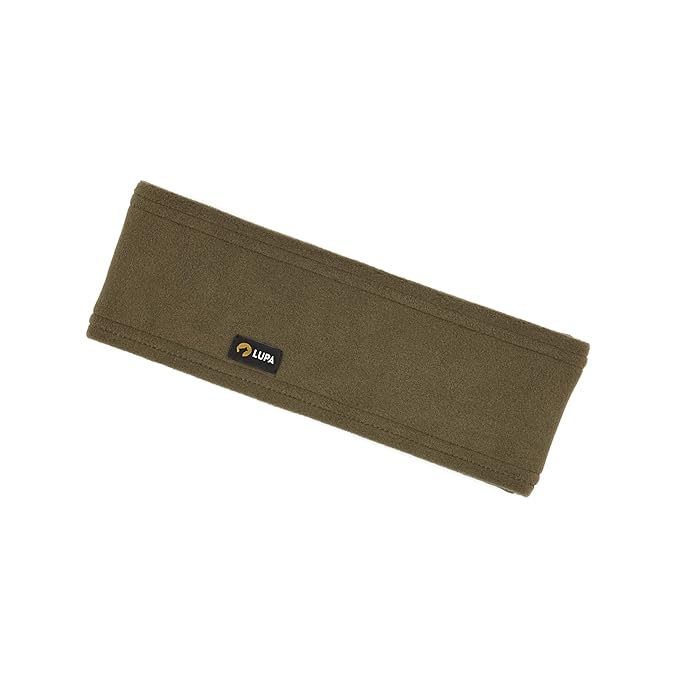 Lupa Handmade Unisex Triple-Layer Micro Fleece Headband - Headband Ear Warmer - Ear Warmers for Women & Men - Ears Cover (Military Green)