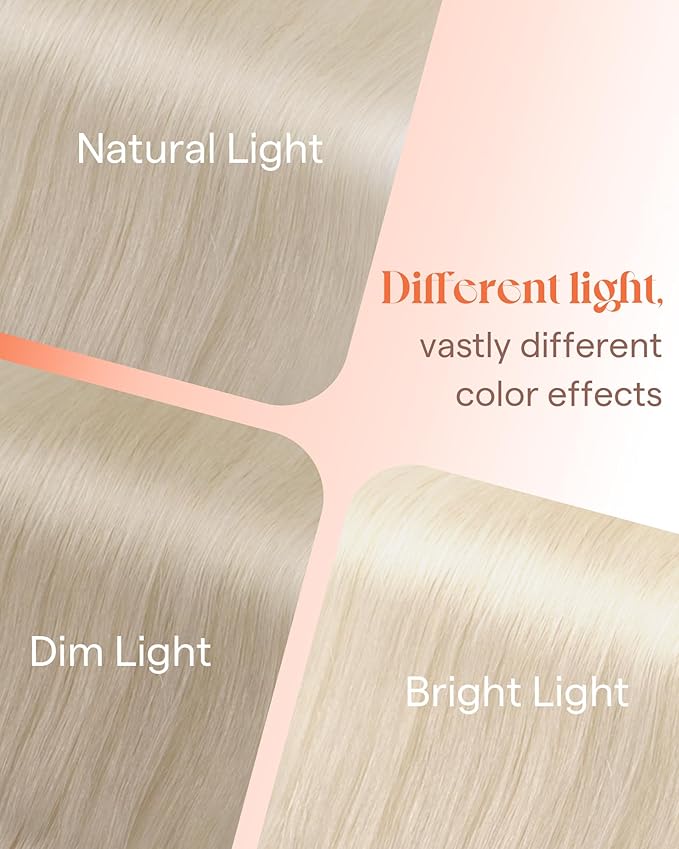 Sunny Hair Tape in Hair Extensions Real Human Hair Invisible Remy Hair Extensions Tape ins for Women White Blonde 20 inch 25G