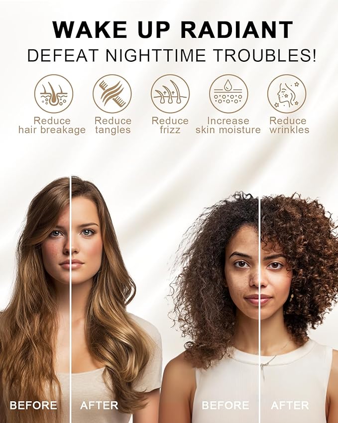 THXSILK 100% Mulberry Silk Pillowcase for Hair and Skin, Grade 6A+ Natural Silk Pillow Cover with Hidden Zipper, Soft Breathable Smooth Organic Silk Pillowcase(Grey, Queen Size 20"x30")