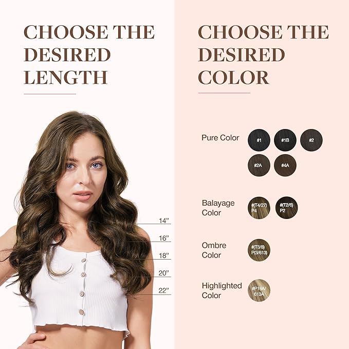 GOO GOO Clip in Hair Extensions Real Human Hair, Remy Human Hair Extensions Clip ins for Women, Natural Human Hair, 16inch 110g 7Pcs, 2/6/2 Balayage Dark Brown to Chestnut Brown