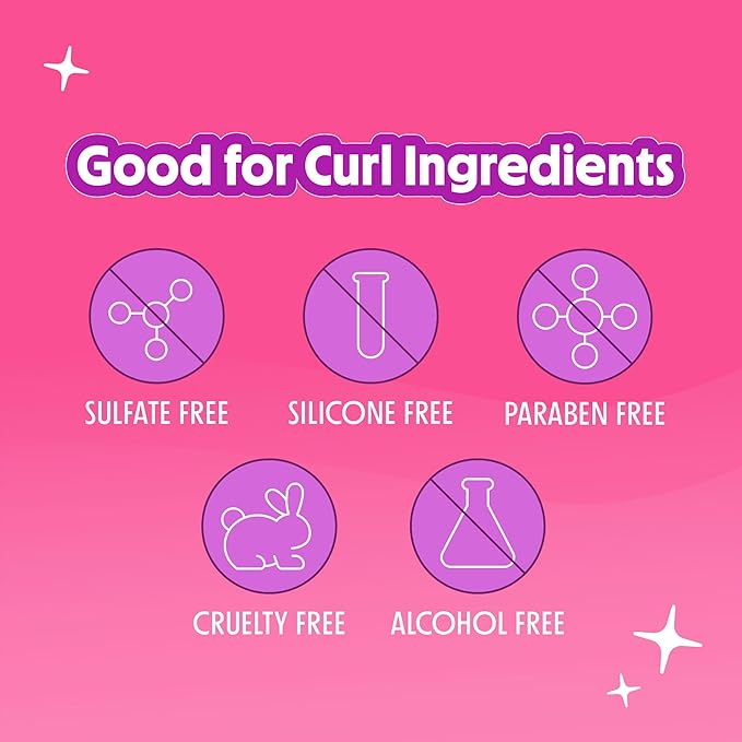 Not Your Mother's Curl Talk Frizz Control Sculpting Gel, Defining Cream, and Refreshing Curl Foam (3-Pack) - 6 and 8 fl oz - Formulated with Rice Curl Complex - For All Curly Hair Types