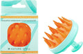 Nature Spell Shampoo Dispensing Scalp Massager, Soft Silicone Brush, Suitable for All Hair Types, Waterproof & Easy to Clean
