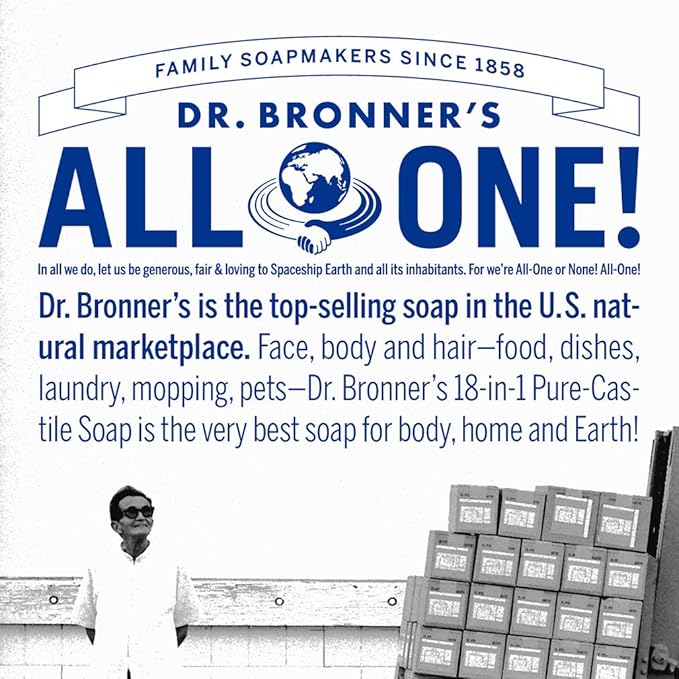 Dr. Bronner's - Organic Hair Crème (Lavender Coconut, 6 Ounce) - Leave-In Conditioner and Styling Cream, Made with Organic Oils, Hair Cream Supports Shine and Strength, Nourishes Scalp, Non-GMO