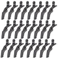 Ondder 24pcs Hair Clips for Styling, Sectioning, Coloring, Cutting - Alligator Salon Pro Hair Clips for Barber, Unisex, Adult