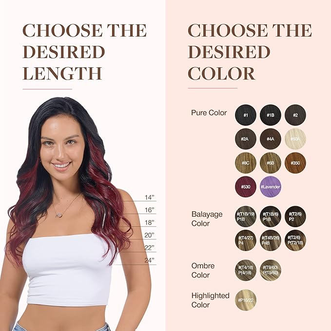 GOO GOO Clip in Hair Extensions Real Human Hair, Remy Human Hair Extensions Clip ins for Women, Natural Human Hair, 14inch 120g 7Pcs, 530 Burgundy
