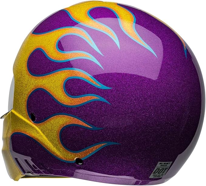 Bell Broozer Helmet (Gloss Ignite Purple/Yellow - X-Large)
