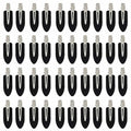 No Crease Hair Clips Makeup Pin Curl Clip Bulk 40Pcs Multicolor No Bend Dent Bang Creaseless Hair Clips for Makeup Application Bangs Hairpin Setting Pins Clip for Women Styling (Black)