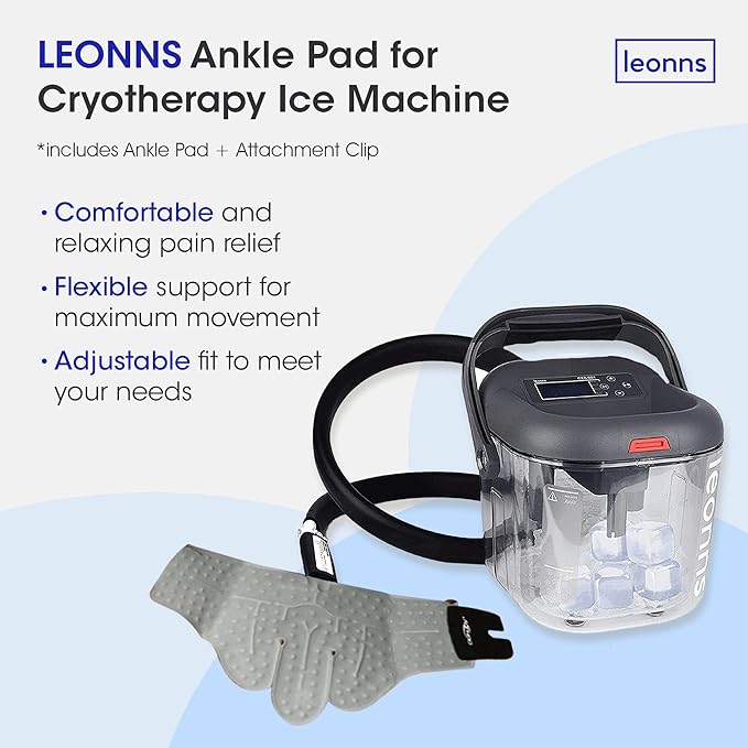 Cold Therapy Machine Pads Compatible with Cryotherapy and Cold Therapy Machines Accessories (Extra Ankle Pad)