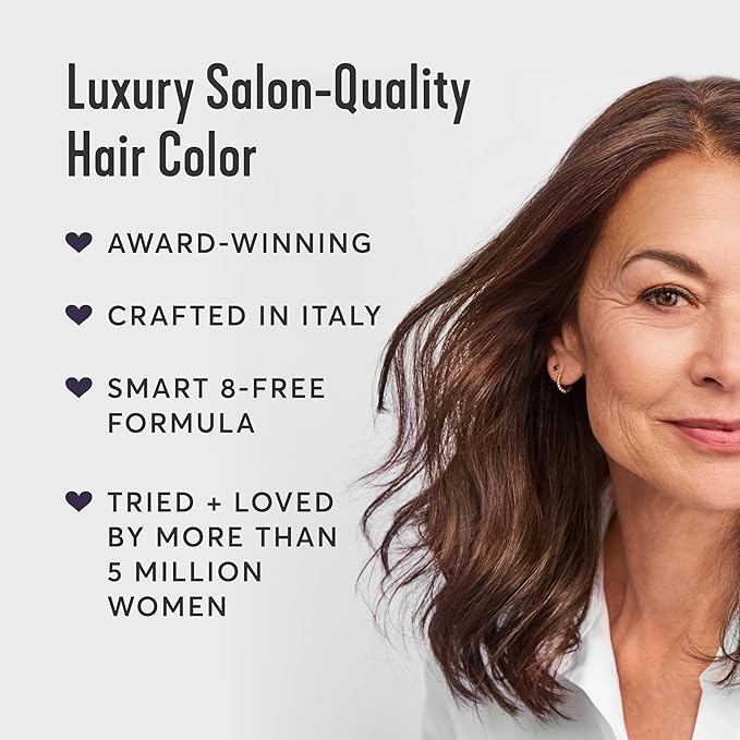 Madison Reed Radiant Hair Color Kit - 5NGV Dark Golden Brown with Warm Tones (Napoli Brown), Dimensional Gray Hair Blending Permanent Hair Dye, PPD-Free & Ammonia-Free, 1 Pack