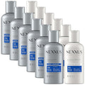 Nexxus Therappe Shampoo & Humectress Conditioner, Travel-Size (6 Sets, 12 Bottles), Elastin Protein & Green Caviar Revive Dry Hair with 24H Moisture, 3 Oz Ea