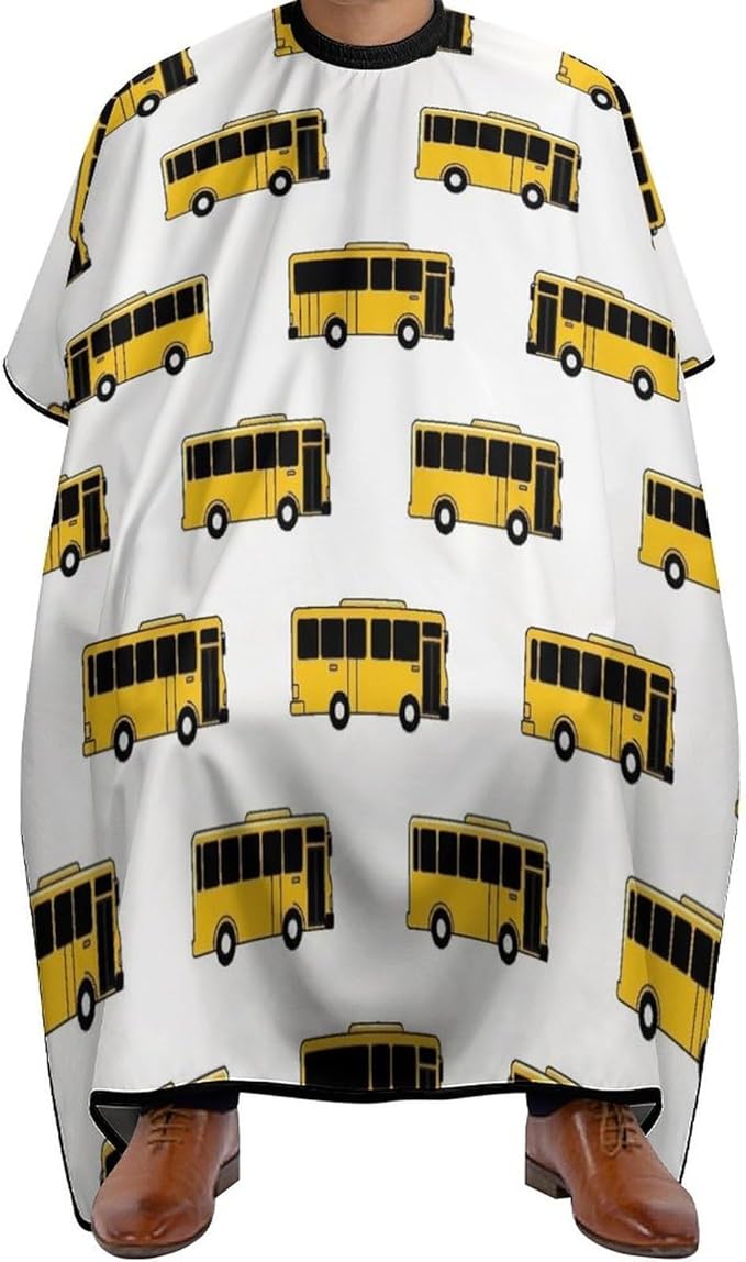 Adjustable Salon Cape, Dyeing Salon Apron School Bus Shampoo Cutting Household Capes Wrap for Hair Dye