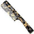 Kent 91T TW Detangler Comb for Women, Wide Tooth Hair Comb for Curly and Wavy Hair - for use in Dry or Wet Hair, Large Handle Shower Comb for Effective Detangling, Handmade Sawcut and Polished