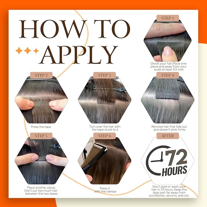 Full Shine Brown And Blonde Tape in Hair Extension Real Remy Natural Color 4 Brown Ombre 27 Blonde And 8 Brown Highlight 60 Invisible Tape in Human Hair Extension 16Inch for Women Add Volume 50G 20Pcs
