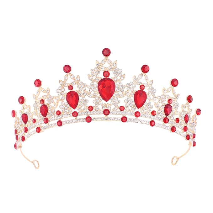 Princess Tiara and Crown for Women Wedding Tiaras for Bridal girls Tiaras and Crystal Crowns Rhinestone Headband Metal Hair Accessories for Costume Birthday Party Prom Gifts