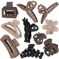 10PCS Non-Slip Hair Clips Jaw Clips for Thick Hair Clamp Flower Non-Slip Hair Accessories with Multi-Styles for Women Girls