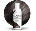 Adore Semi Permanent Hair Color (110 Darkest Brown) | Vegan & Cruelty-Free Brown Hair Dye | No Ammonia, No Peroxide, No Alcohol | 4 Fl Oz (Pack of 1)
