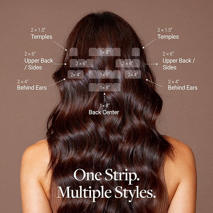 GOO GOO Tape in Hair Extensions Human Hair, 4A Chocolate Brown, 4cm Wide Tape, 18inch 20pcs 80g, Real Human Hair, Seamless Tape in, Instant Length&Volume