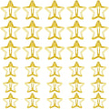 Star Hair Clips 2000s Y2K Snap Hair Barrettes Non Slip Star Hair Accessories Gold Metal Hair Clips for Girls Women -30 PCS 1.18", 1.57"