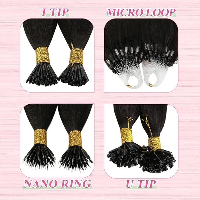 YoungSee U Tip Hair Extensions Human Hair Balayage 20 Inch U Tip Hair Extensions Balayage Blonde with Brown Utip Human Hair Extension Ombre Dark Brown to Blonde Keratin Hair Extension 50s/50g
