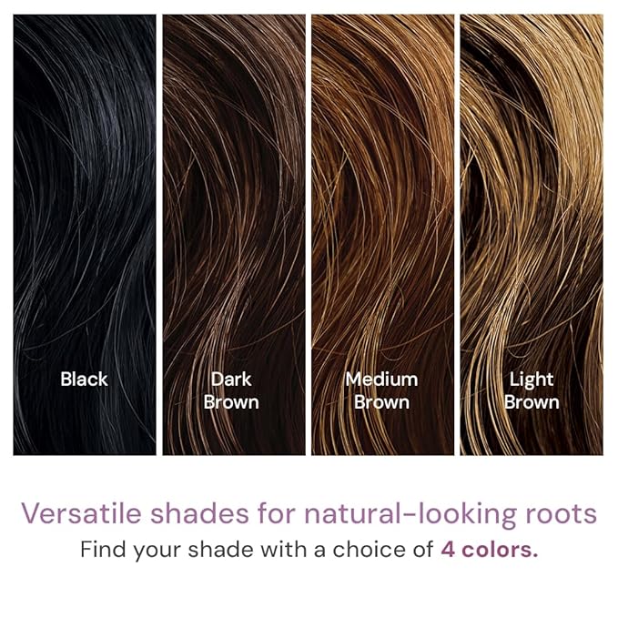 Style Edit Root Touch Up Stick | Temporary Hair Color for Gray Roots and Thinning Hair | Salon-Quality, Transfer-Resistant Hair Concealer | Black, 0.11 oz