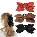 Bow Claw Clips Hair Clips Big Hair Bows for Women Butterfly Styling Large Hair Clips for Thick Hair for Girls Hair Accessories for Teen 3PC Christmas Valentine