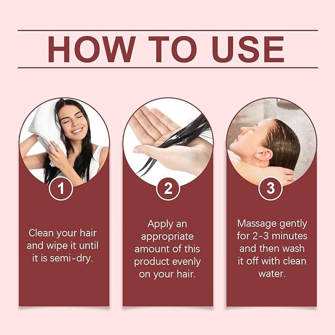 Keratin & Collagen Hair Mask for Dry Damaged Hair - Deep Repair Treatment with Hydrolyzed Keratin, Frizz Control & Split Ends Repair, Moisturizing Hair Care, 3.53 oz (2, pcs)