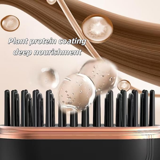 Mini Straightener, Rechargeable Portable Hair Straightener Brush, Cordless and Portable,Travel Straightene Mini,Fast Heating,Suitable for Travel (Pink)