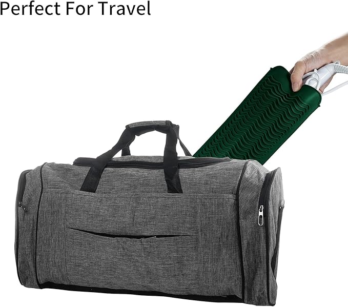 Heat Resistant Travel Mat Pouch for Hair Straighteners,Crimping Irons,Curling Wands,Flat Irons and Styling Tools
