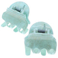 Camila Paris CP3088 French Hair Clip for Women, Set of 2 Small Mint Girls Hair Claw Clips Fashion Durable Hair Accessories for Women, Luxury Ladies Strong Hold No Slip Grip Clamp, Made in France
