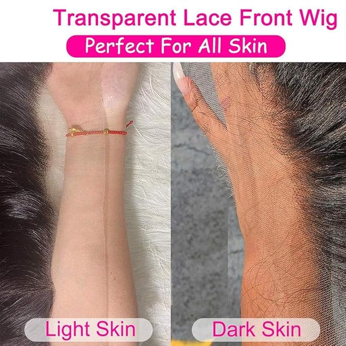 32 Inch Deep Wave Lace Front Wigs Human Hair 200% Density 13x6 HD Lace Frontal Wigs Glueless Wigs 100% Real Human Hair No Synthetic Blend No Shedding No Tangle Triple Lifespan 3X