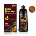 Instant Herbal Blonde Brown Hair Dye Shampoo 3 in 1, Colors in Minutes, Brown Hair Color Shampoo for Men and Women, 500ml