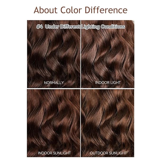 Chocolate Brown Lace Front Wigs Human Hair with Baby Hair 200 Density 13x4 Body Wave Lace Frontal Wigs Pre Plucked Hairline 4# Brown Wig 32 Inch