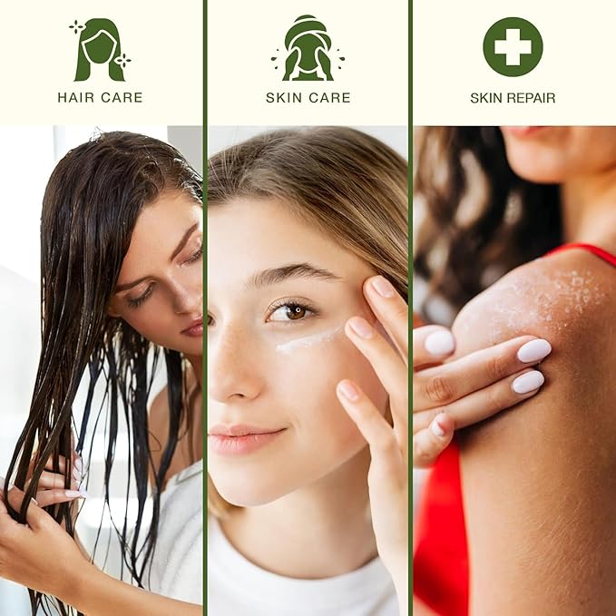 Green Leaf Naturals Amazing Aloe Vera Gel - Freshly Cut, 100% Pure Aloe, Premium Quality, Vegan, Unscented - Natural Sunburn Relief, After Shave, Skin, Face & Hair Care 8oz