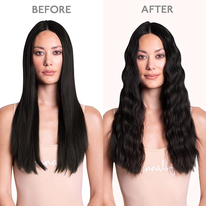 WENNALIFE Clip in Human Hair Extensions, 24 Inch 120g 7pcs Natural Black Hair Extensions Clip In Human Hair Remy Clip in Hair Extensions Real Human Hair Double Weft