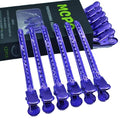 12 Pcs Metal Duckbill Hair Clips for Hair Sectioning Alligator Hair Clips for Styling Dividing Duck Bill Clips with Anti-Slip Holes Salon Barber Styling Tools