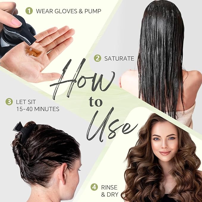 Hair Dye Shampoo 3 in 1, Instant Natural Hair Color Shampoo Hair Dye for Women & Men Black Tea, Root Touch Up & Easy To Use & Lasts 3-4 Weeks & All Hair Types, 16.9 fl.oz