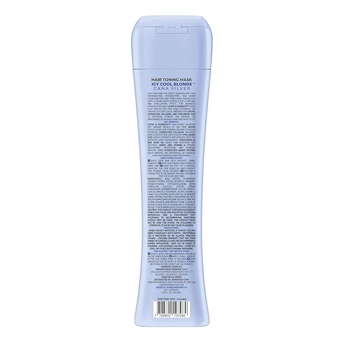 naissant Icy Cool Purple Toning Mask | Ultra High-Purity Pigments | Neutralizes Yellow & Brassy Tones | Hyaluronic Acid, Collagen & Biotin | Paraben, Ammonia & Sulfate Free | 10.1 Fl. Oz
