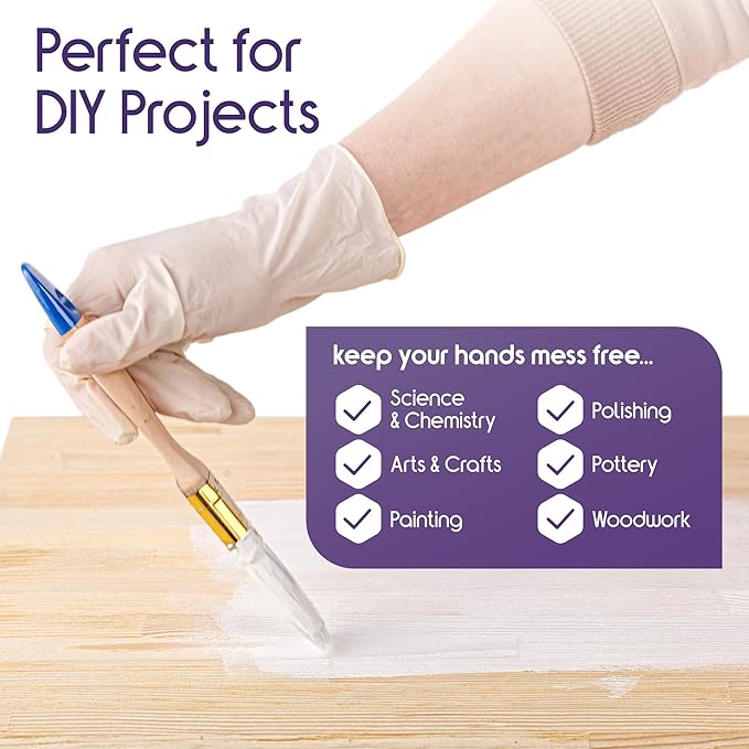 Inspire Stretch Vinyl Exam Gloves | THE ORIGINAL Quality Disposable Latex Free Medical Glove Cleaning Cooking Food Service Labs Healthcare and Household Small, 1000 Count