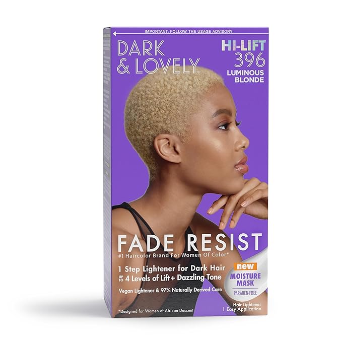 SoftSheen-Carson Dark and Lovely Fade Resist Rich Conditioning Color, Luminous Blonde 396