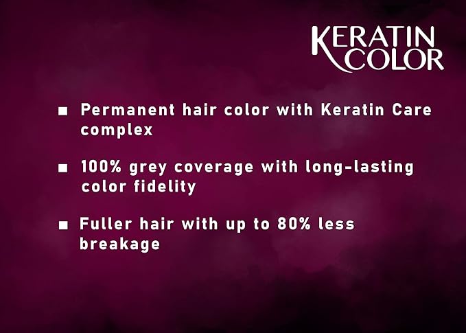 Schwarzkopf Keratin Color Permanent Hair Color Cream, 7.0 Dark Blonde