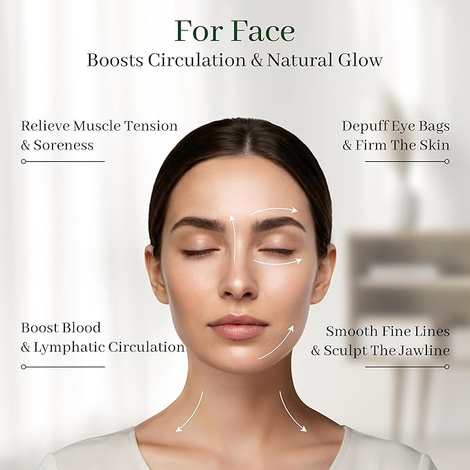 Bunny Gua Sha Tool for Face — Jawline & Facial Contour Lifting, Face Massage Tool, Lightweight, Warm，Smooth and Unbreakable， Scalp Gua Sha