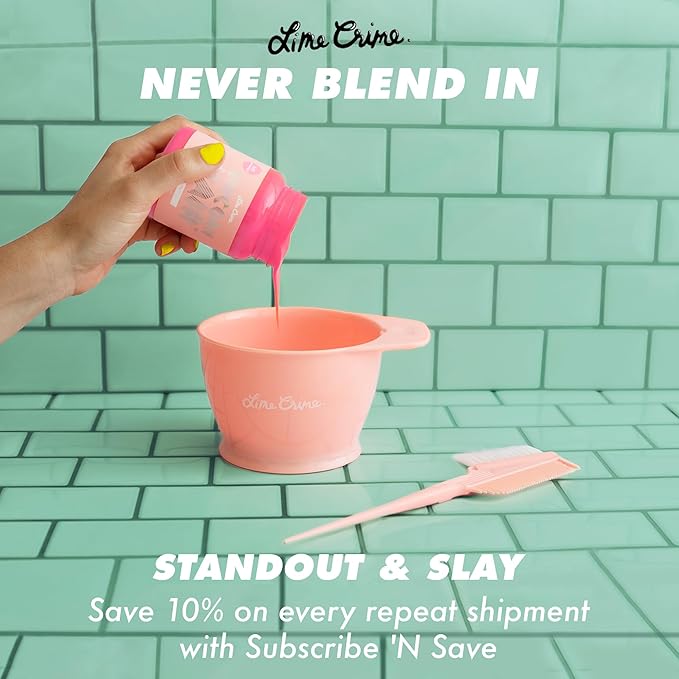 Lime Crime Unicorn Hair Dye Full Coverage, Mochi (Lavender) - Vegan and Cruelty Free Semi-Permanent Hair Color Conditions & Moisturizes - Temporary Purple Hair Dye With Sugary Citrus Vanilla Scent
