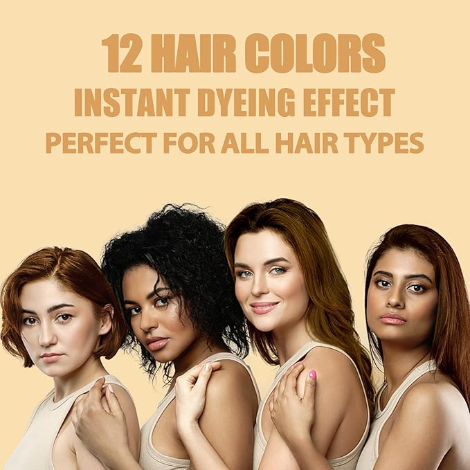 Instant Silver Gray Hair Dye Shampoo 500ml for Men & Women, 3 in 1 Silver Hair Dye, Easy to Use, Natural Shampoo Silver Hair Dye in Minutes 16.9 Fl Oz (Silver gray)