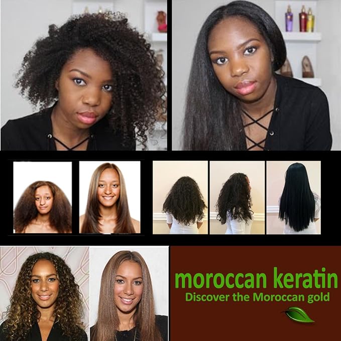 FORTE Brazilian Keratin Chocolate Keratin Hair Straightening Treatment for All Hair Types: Curly, Frizzy, Dry, Normal, Colored, Damaged, Chemically Treated
