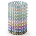 JessLab Spiral Hair Ties for Women, 10-Pack Traceless No-Damage Ponytail Holders, Coils Hair Bands for Girls, Assorted Colors