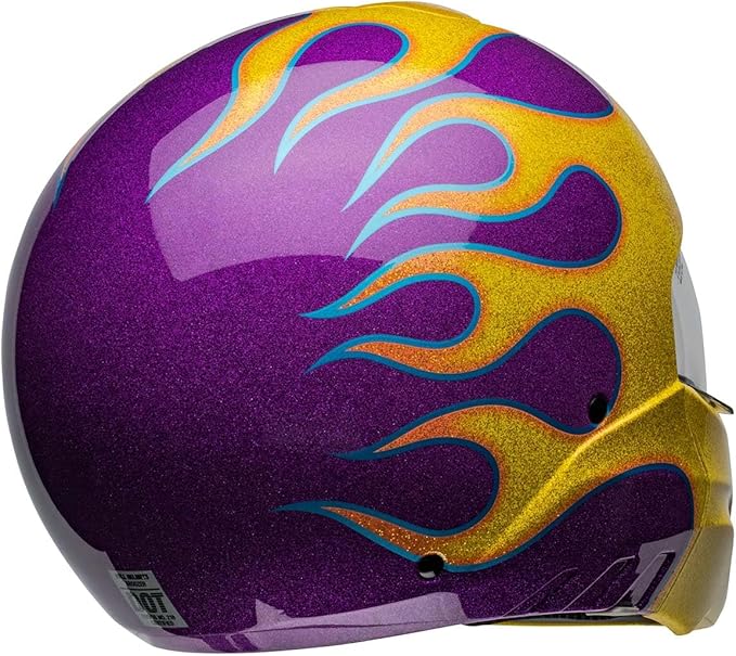Bell Broozer Helmet (Gloss Ignite Purple/Yellow - Medium)