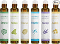 Aromatherapy Essential Oils Roll On Set, Natural Pre-diluted Blend Oils for Skin Use, Relaxation Gift for Women & Men, Pack 6 x10ml