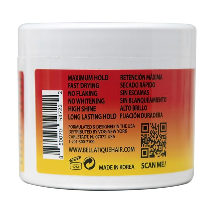 GRIP N GLIDE Braiding Gel Maximum Hold for LOC & Twist - No Flaking, No Whitening, Fast Drying, High Shine, Cool & Refreshing, Long Lasting Hold (10 oz)