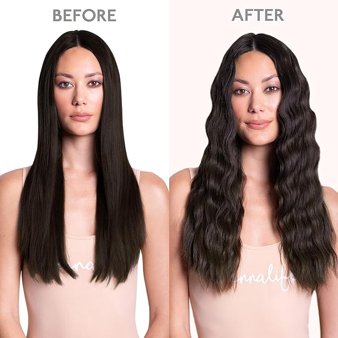 WENNALIFE Clip in Hair Extensions Real Human Hair, 14 Inch 120g 7pcs Dark Brown Hair Extensions Clip In Human Hair Remy Hair Double Weft