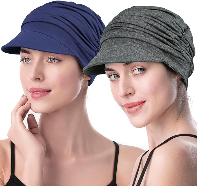 Soft Bamboo Baseball Cap for Chemo Women